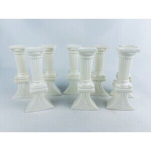 8 Vtg‎ Wilton Roman Arched Pillar Wedding Cake Columns 4.5” Tall Cake Decorate